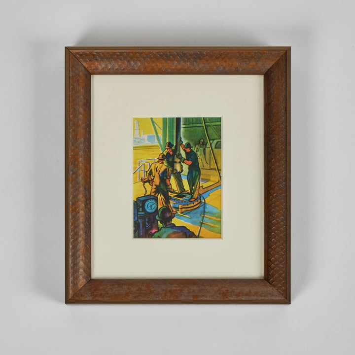 Vintage Instructional Prints Attributed to N. C. Wyeth | Set of 4-A