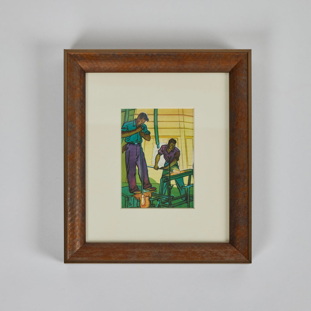 Vintage Instructional Prints Attributed to N. C. Wyeth | Set of 4-B