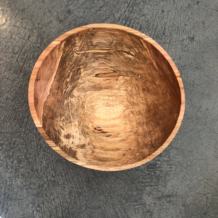 Spencer Peterman - Classic Spalted Maple Bowl | A | 15"