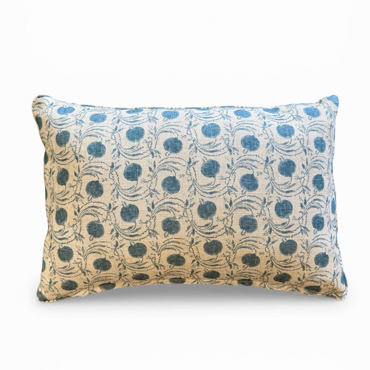 Custom 12" x18" Pillow in a Designer Linen Blend Fabric, England