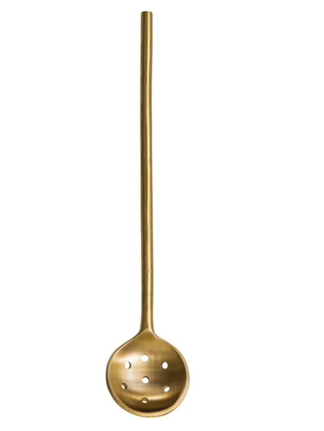 Brass Olive Spoon