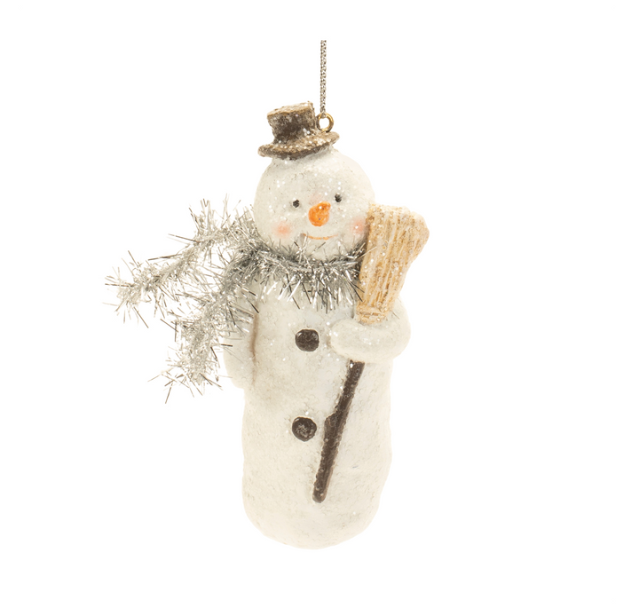 4.5" Resin Snowman Ornament | B