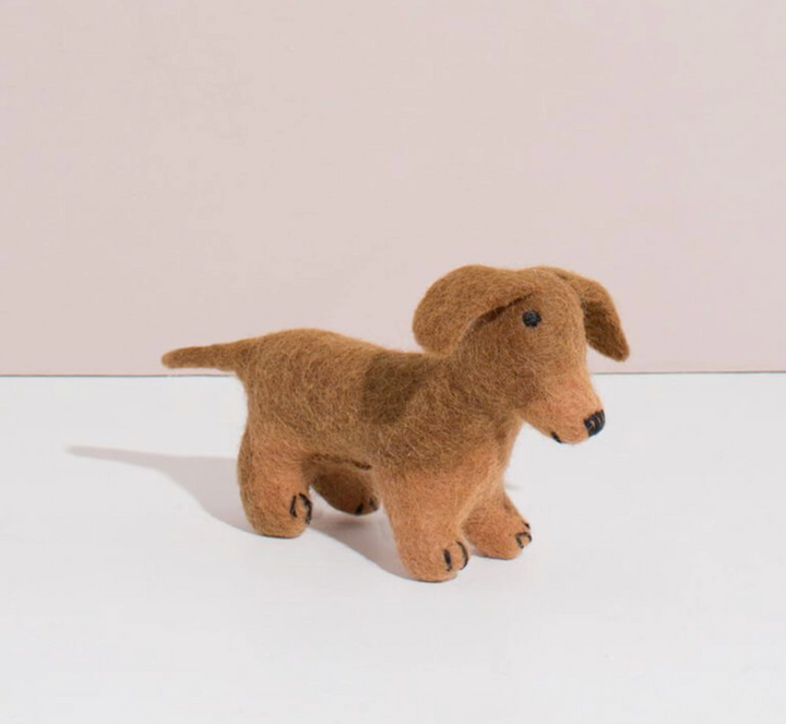 Hand Felted Dachsund | S