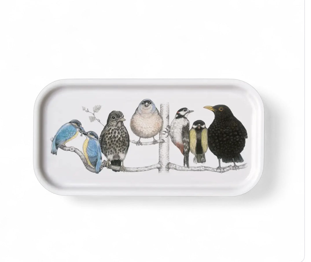 Birdland - Long Tray by Charlotte Nicolin