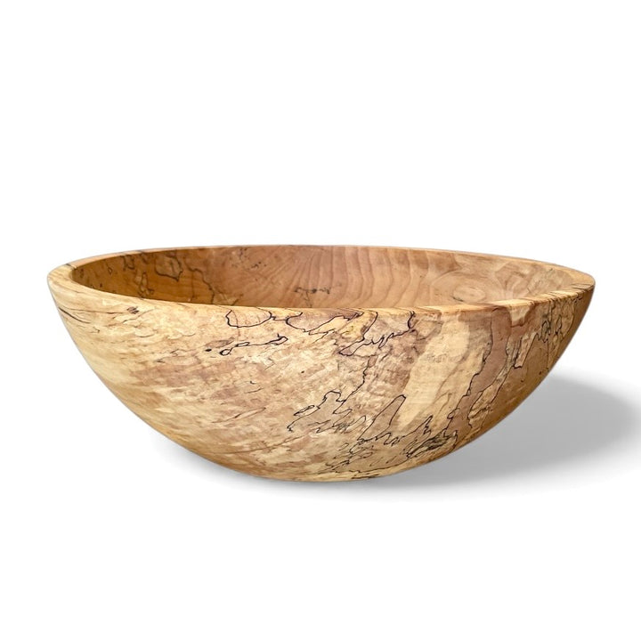 Spencer Peterman - Classic Spalted Ambrosia Maple Bowl | A | 15"