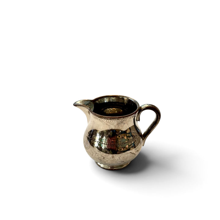 Antique English Lustreware Pottery Pitcher | XS-2