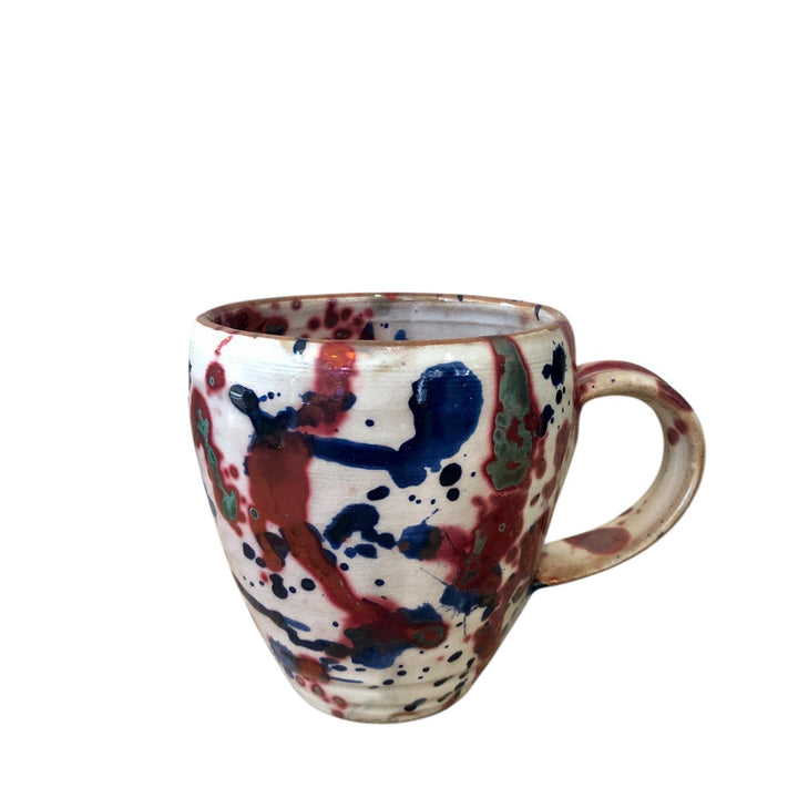 Handmade Pottery Splatter Mug, Egypt