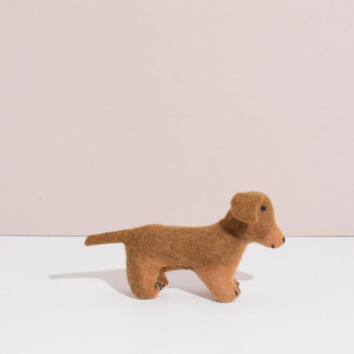 Hand Felted Dachsund | S