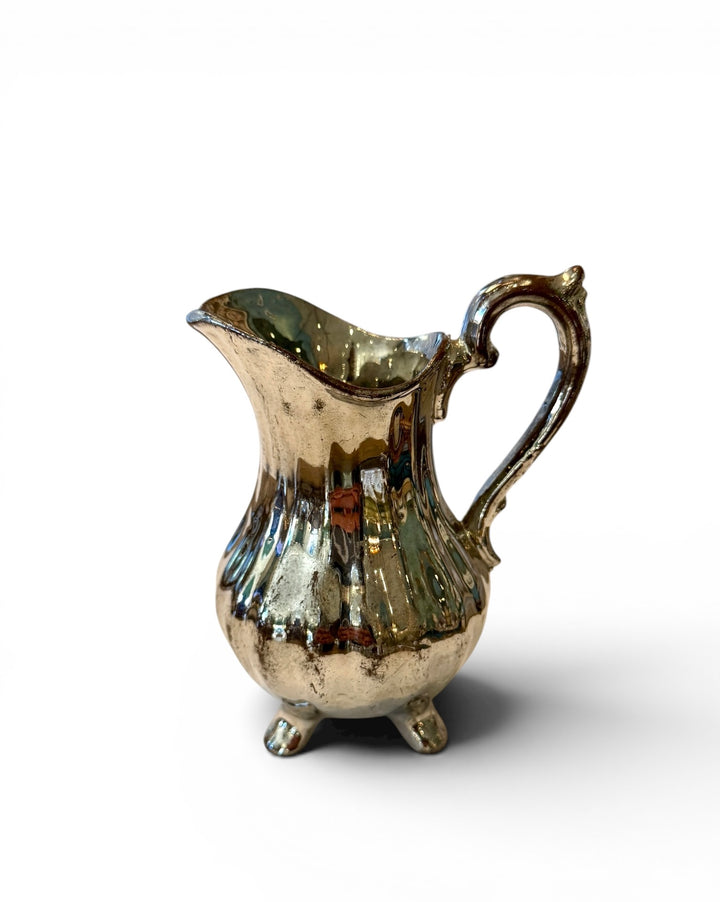 Antique English Lustreware Pottery Pitcher | S-2