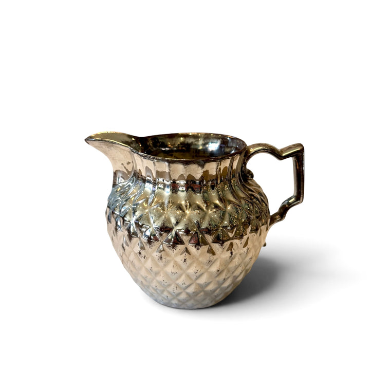 Antique English Lustreware Pottery Pitcher | M-2