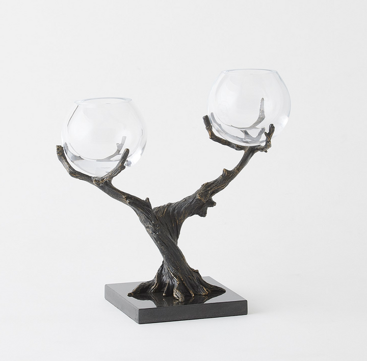 Natural Iron Monterey Vase Holder | 2