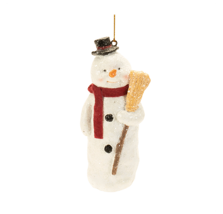 4.5" Resin Snowman Ornament | A