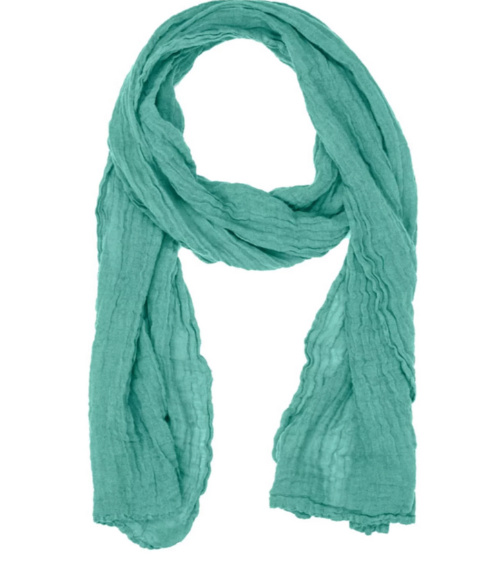 Haomy Victoire Linen Scarf | Emerald