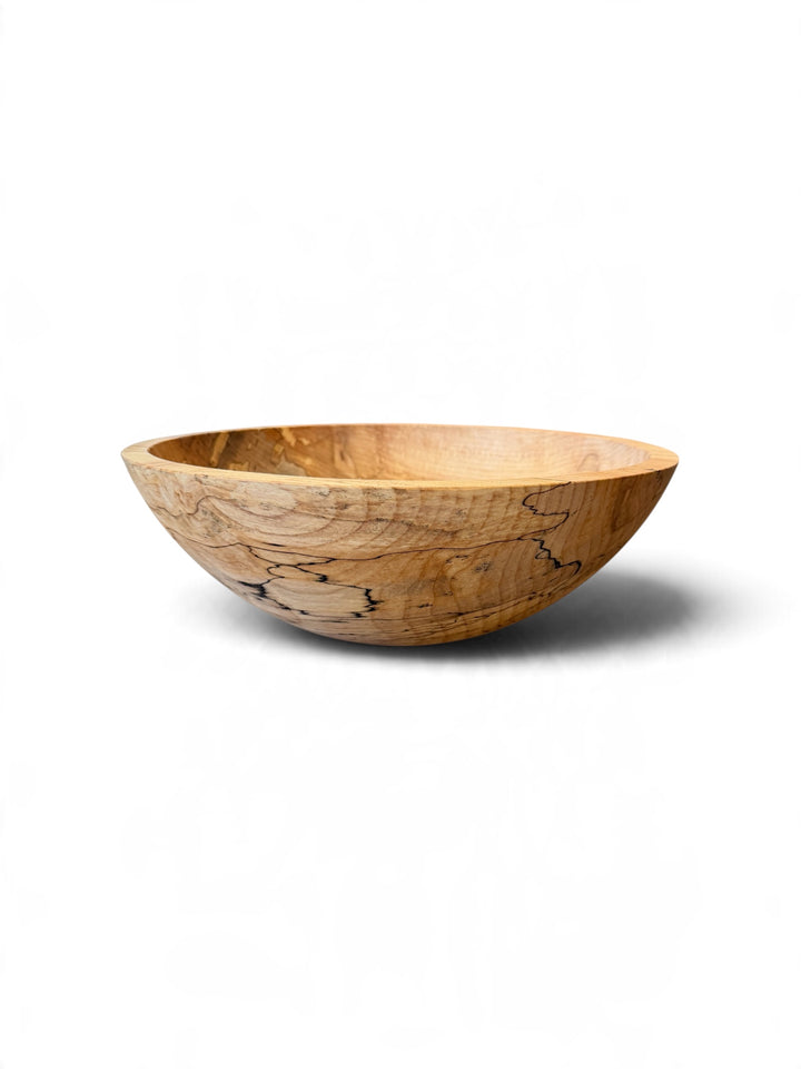 Spencer Peterman - Classic Spalted Ambrosia Maple Bowl | B | 15"