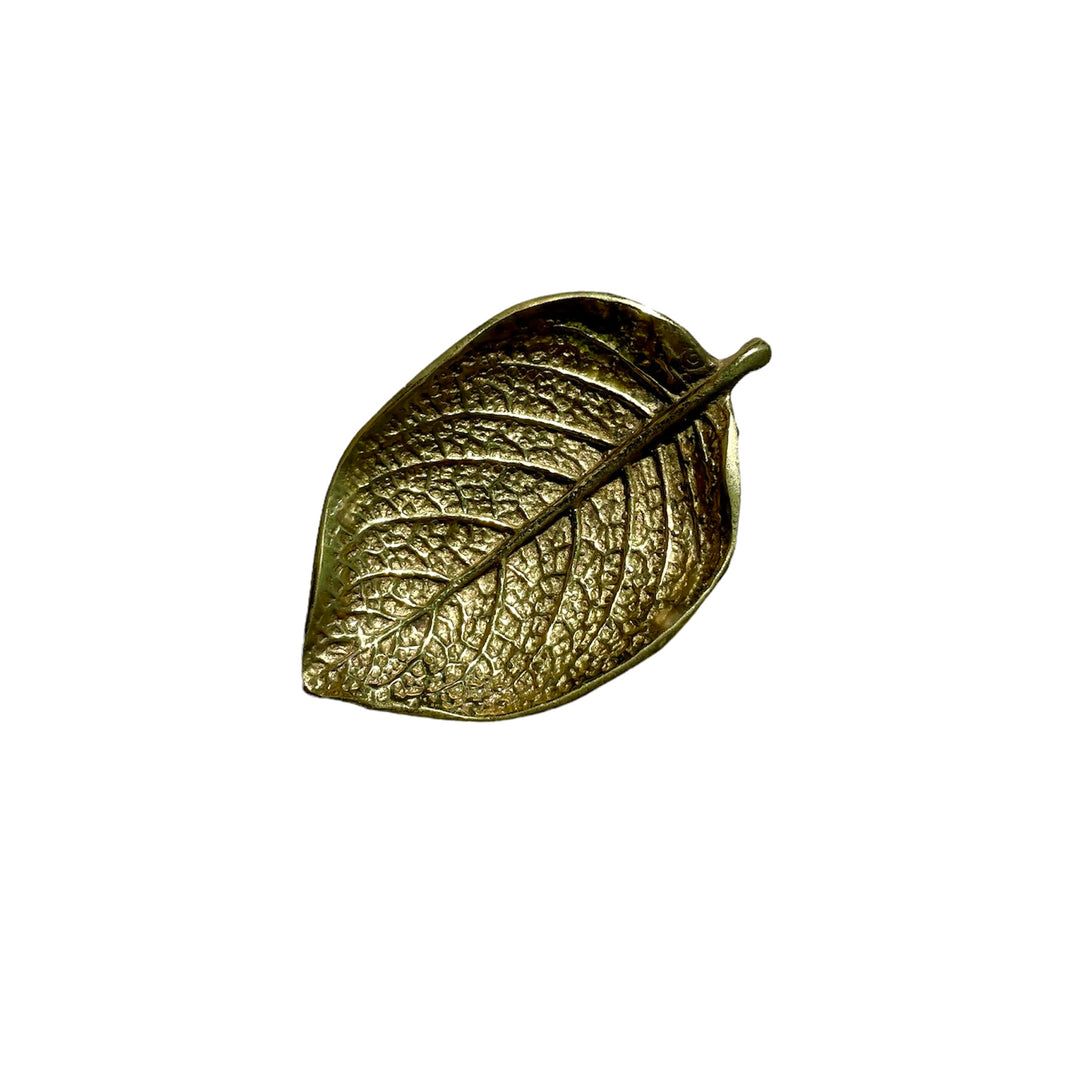 Vintage Virginia Metalcrafters Brass 'Episcea Leaf' 1948