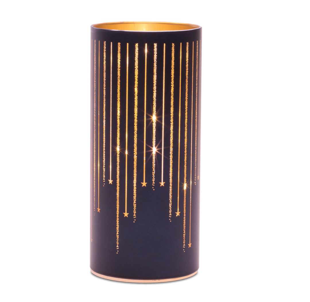 8" Starry Glass Luminary