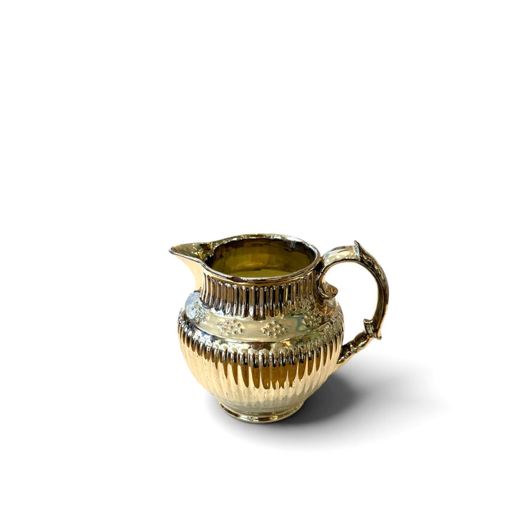 Antique English Lustreware Pottery Pitcher | S-3