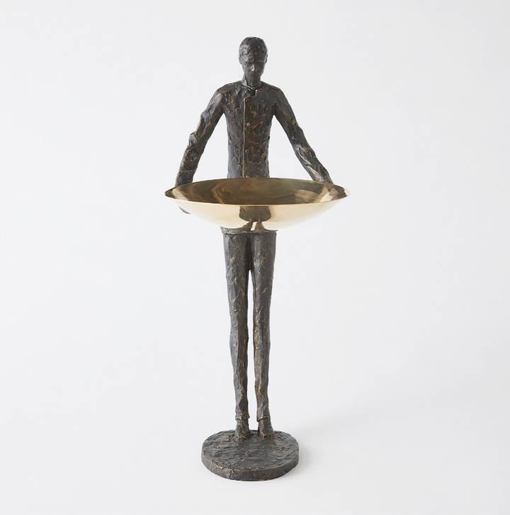 Bronze Wooster Sculpturew with Brass Plate