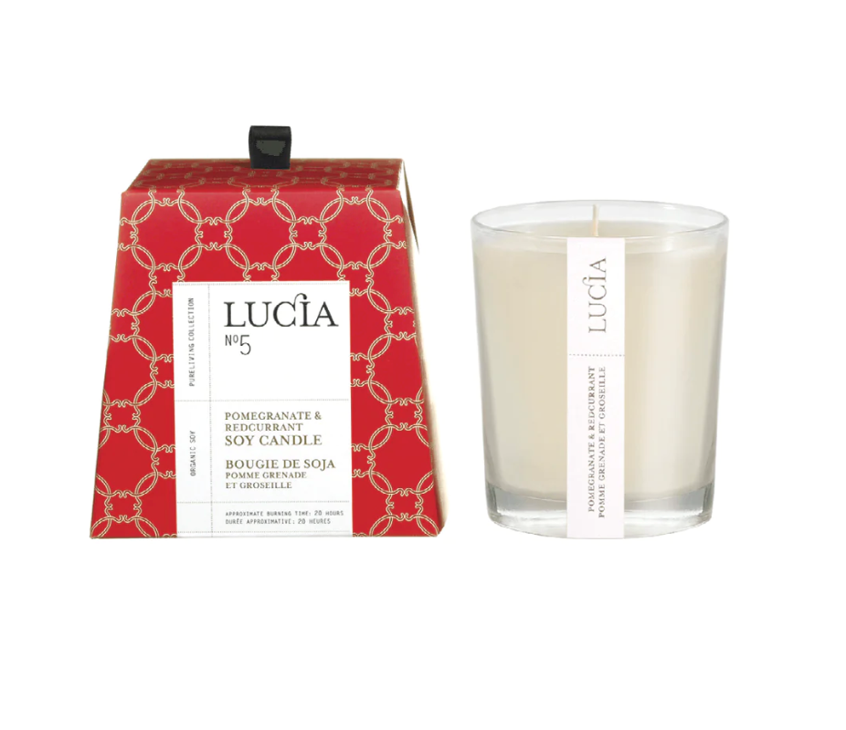 LUCIA N°5 |  Pomegranate & Redcurrant Soy Candle