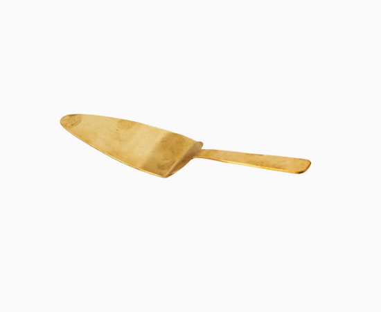 Brass Cake Server