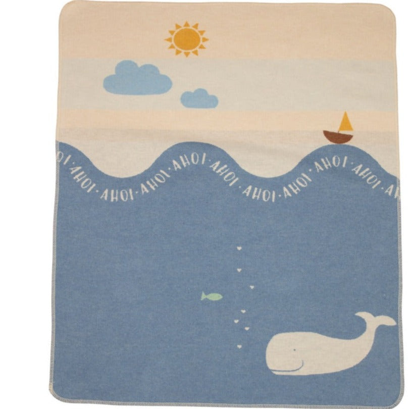 David Fussenegger - Whales Baby Blanket