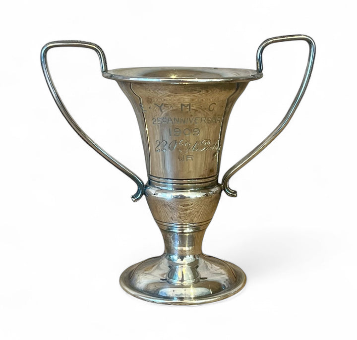 Vintage Small Silver Plate 1909 Trophy "200 Yard Relay Jr"