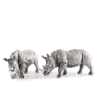 Vagabond - Pewter Rhino Salt & Pepper Shakers