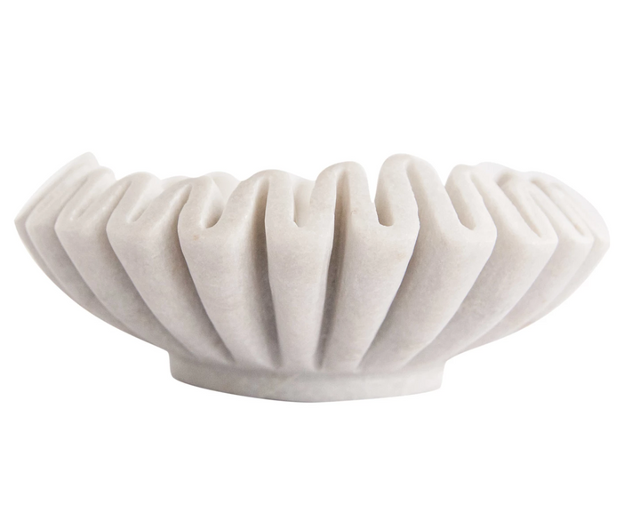 Marble Fluted Dish