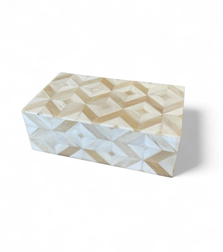 St Mark Diamond Covered Box | M