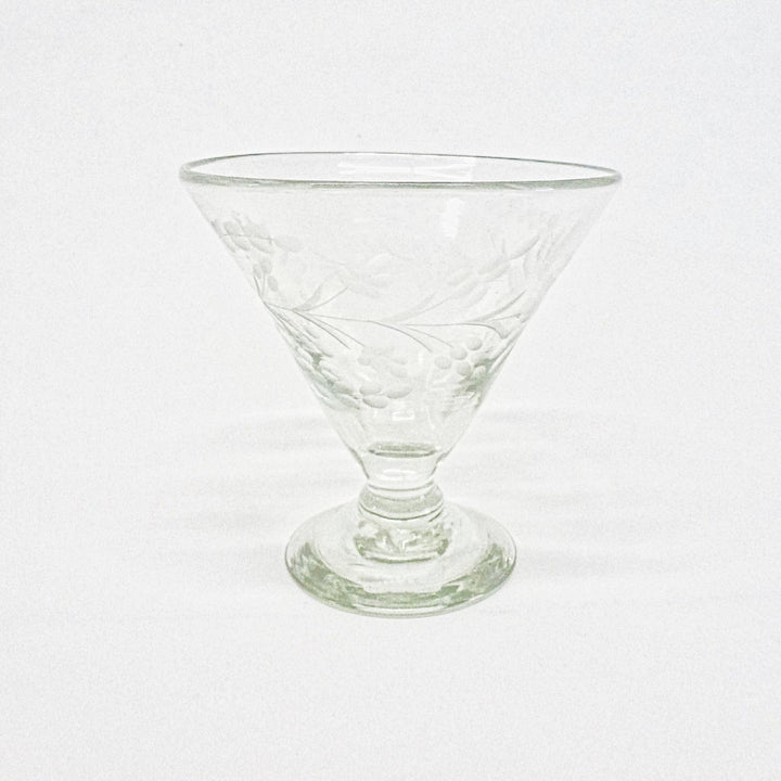 Rose Ann Hall Design - Engraved Margarita Glass (Compote)