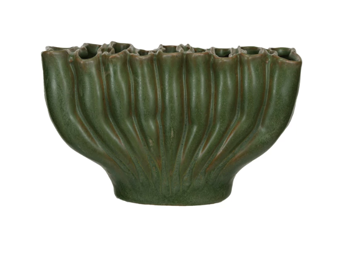 Stoneware Sculptural Vase