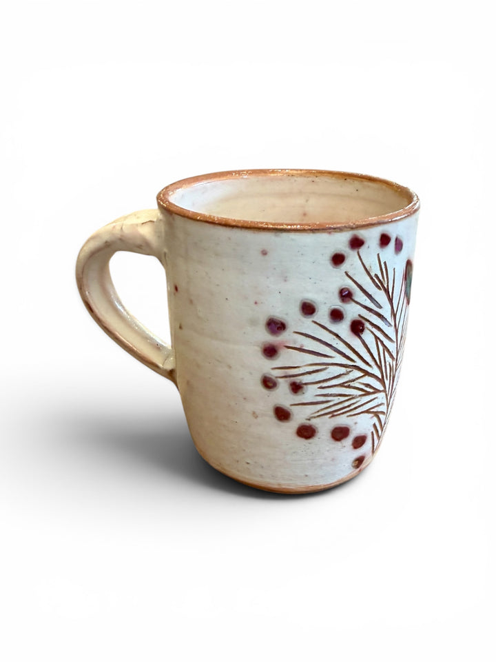 Handmade Pottery Lady Mug, Egypt