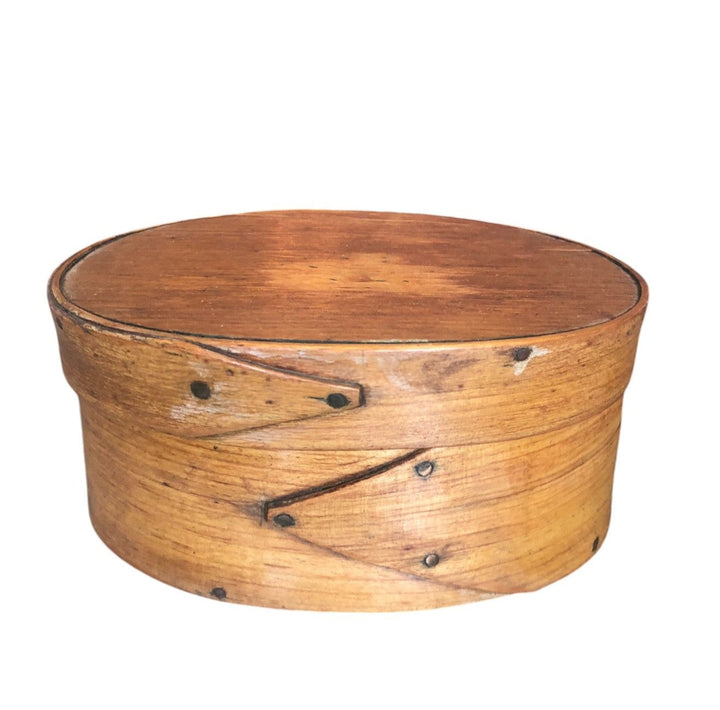 Antique Handmade Oval Shaker Box | M