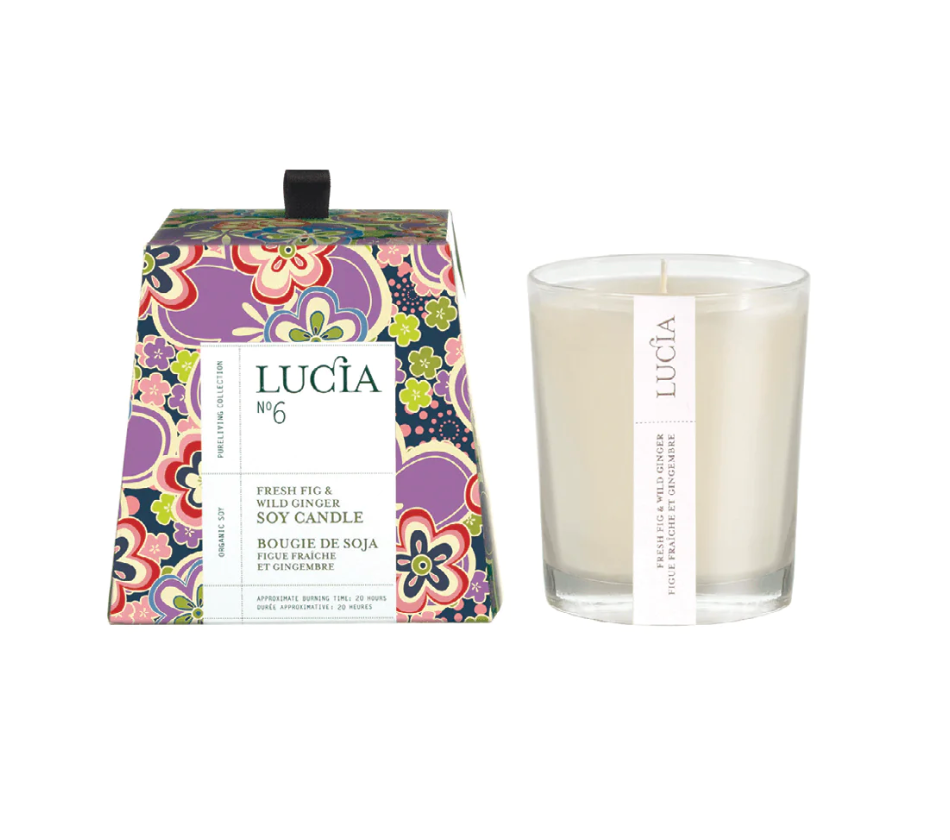 LUCIA N°6 | Fresh Fig & Wild Ginger Soy Candle