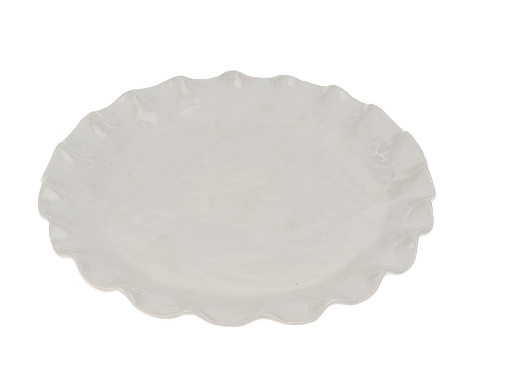 Calypso Scalloped Dinner Plate