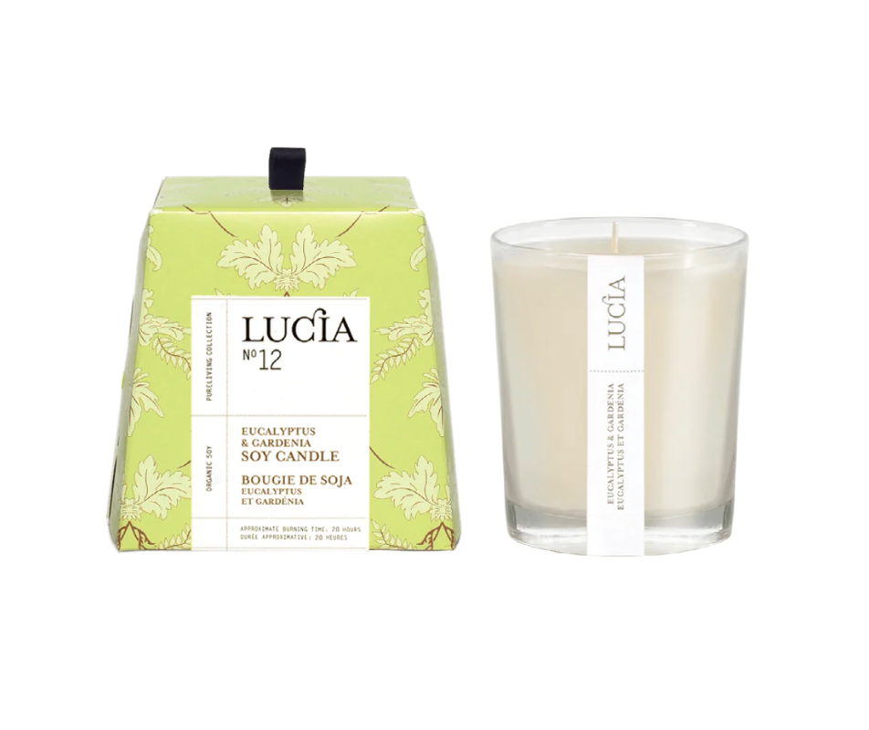 LUCIA N°12 | Eucalyptus & Gardenia Soy Candle