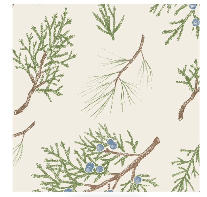 Juniper Sprig Cocktail Napkins | Set of 20