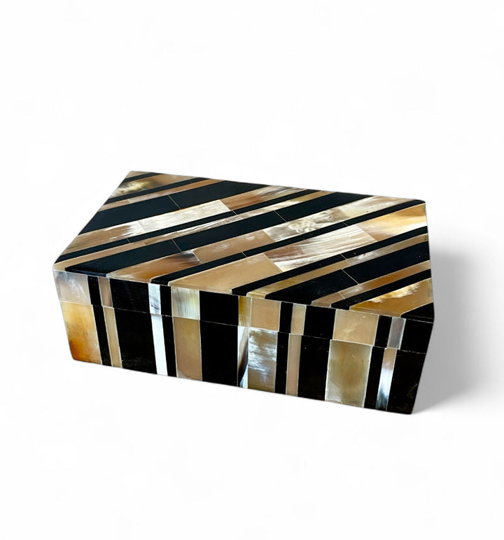 Stefano Genuine Horn Covered Box | S