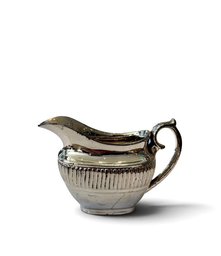 Antique English Lustreware Pottery Creamer | M-1