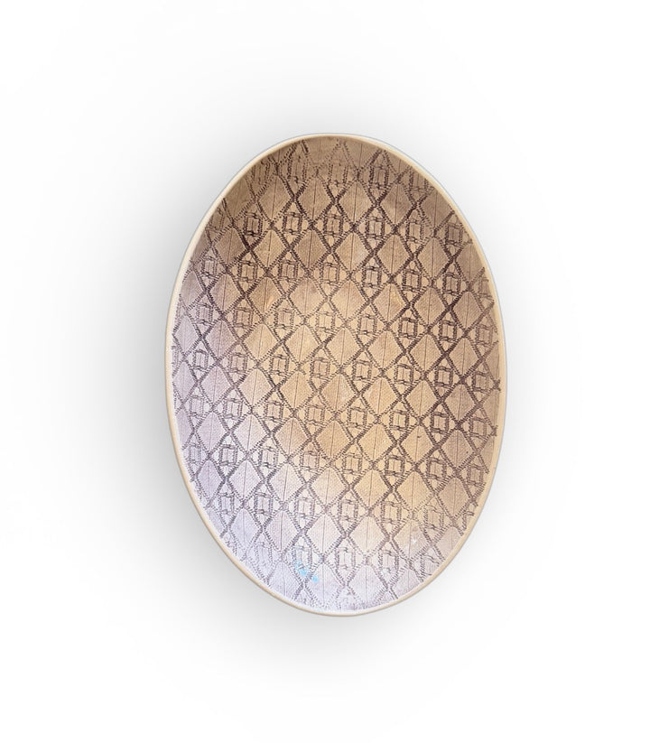 Wonki Ware - Etosha Oval Server | Aubergine - A