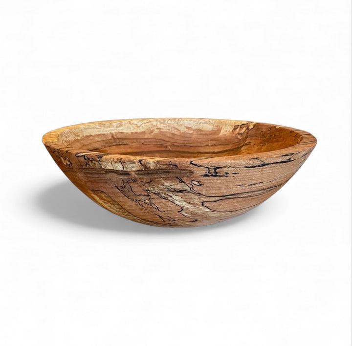 Spencer Peterman - Classic Spalted Ambrosia Maple Bowl  | 10" | A