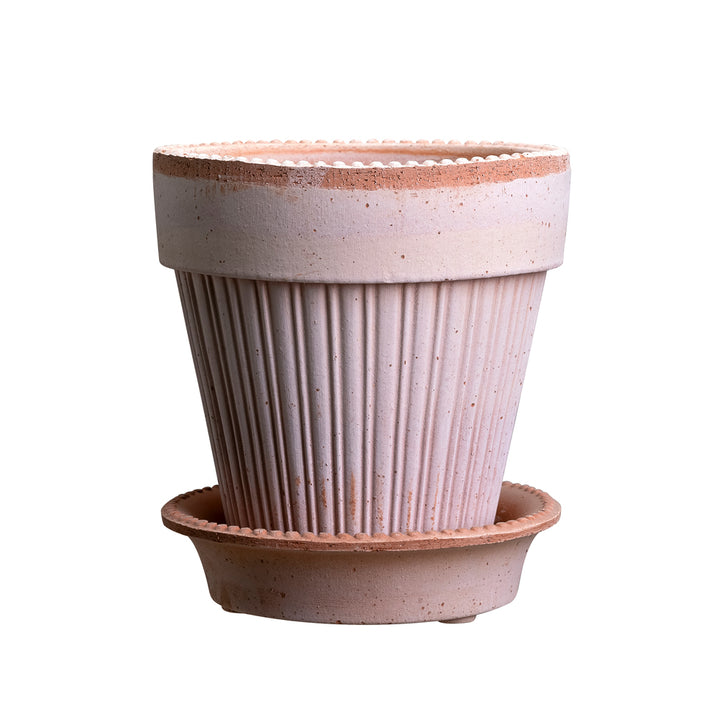 Simona RAW Rosa Pot + Saucer, Italy | 18S