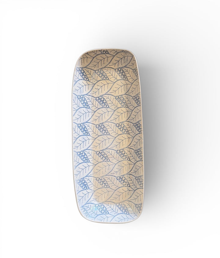 Wonki Ware - Prawn Platter | Greek Blue - A