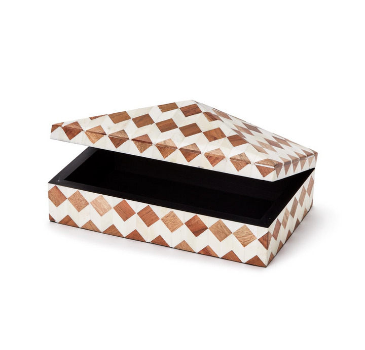Pyramid Mosaic Covered Box