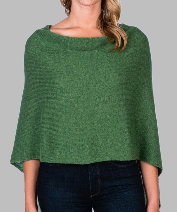 Claudia Nichole - Cashmere Topper in Basil