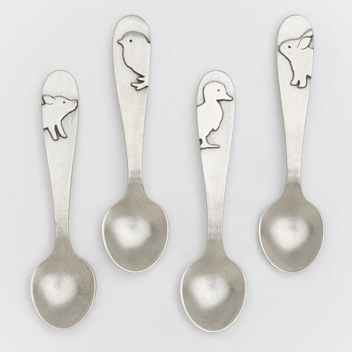 beehive handmade - Pewter Baby Spoon | Pig