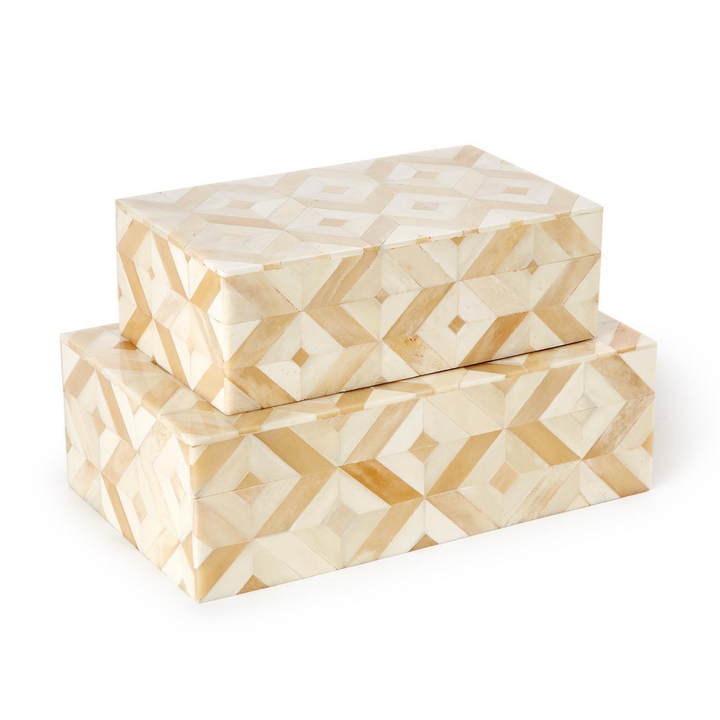 St Mark Diamond Covered Box | L