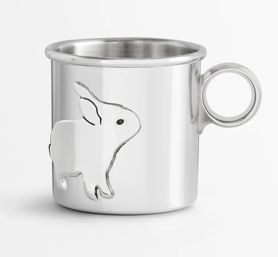 beehive handmade - Pewter Baby Cup | Rabbit