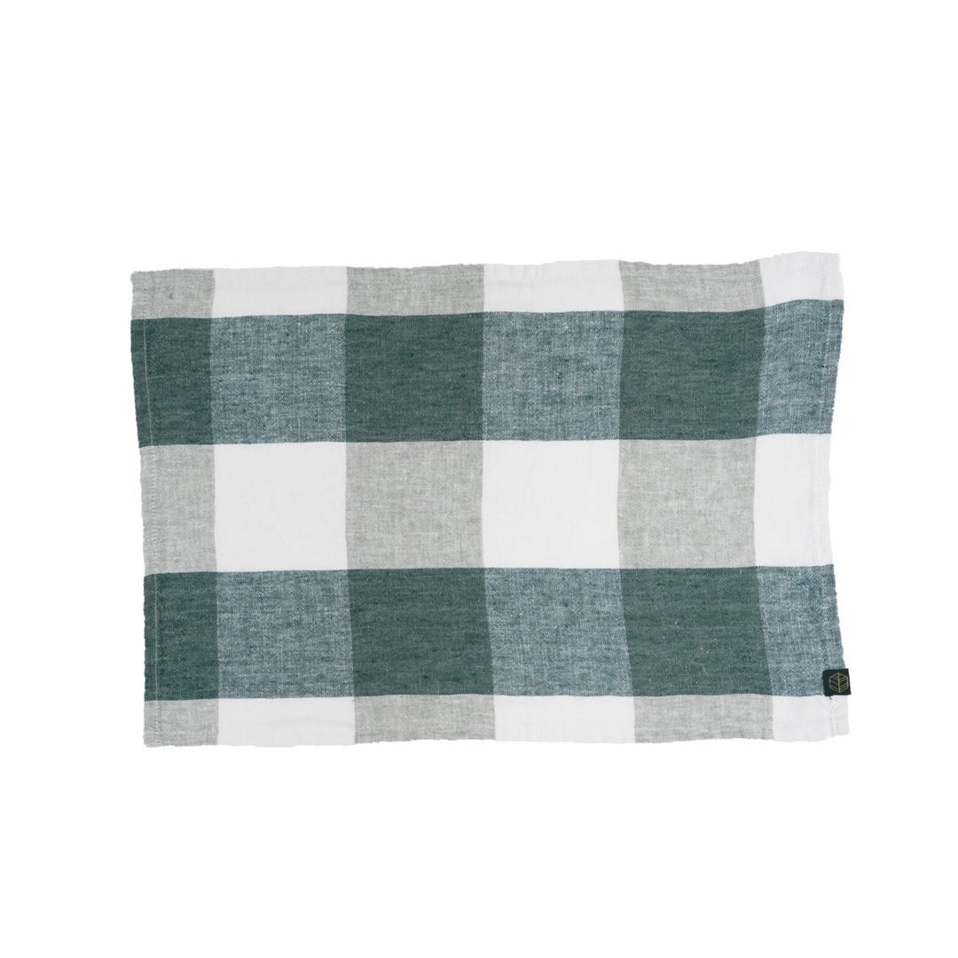 Haomy Palma Linen Towel | Celadon