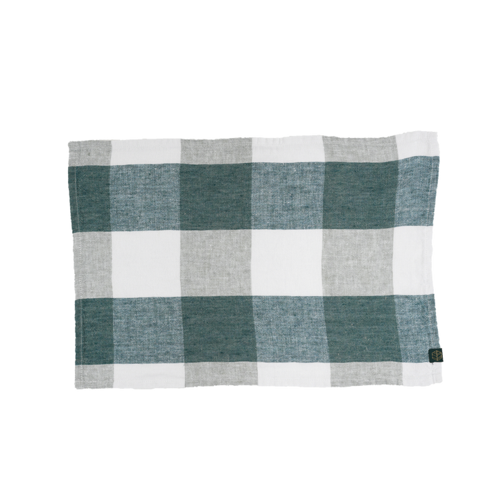 Haomy Palma Linen Towel | Celadon